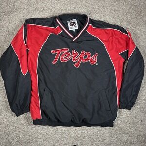 Vintage Maryland Terrapins Jacket Men XL Y2K Script Center Logo Pullover